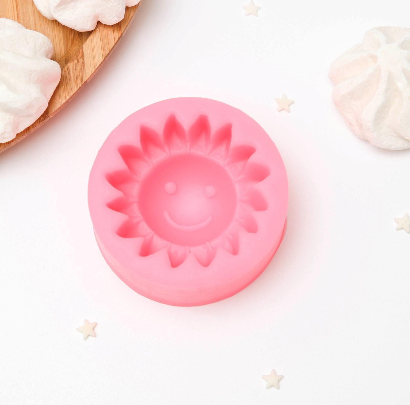 Молд «Солнышко», 6,7×6,7×3,2 см, цвет МИКС