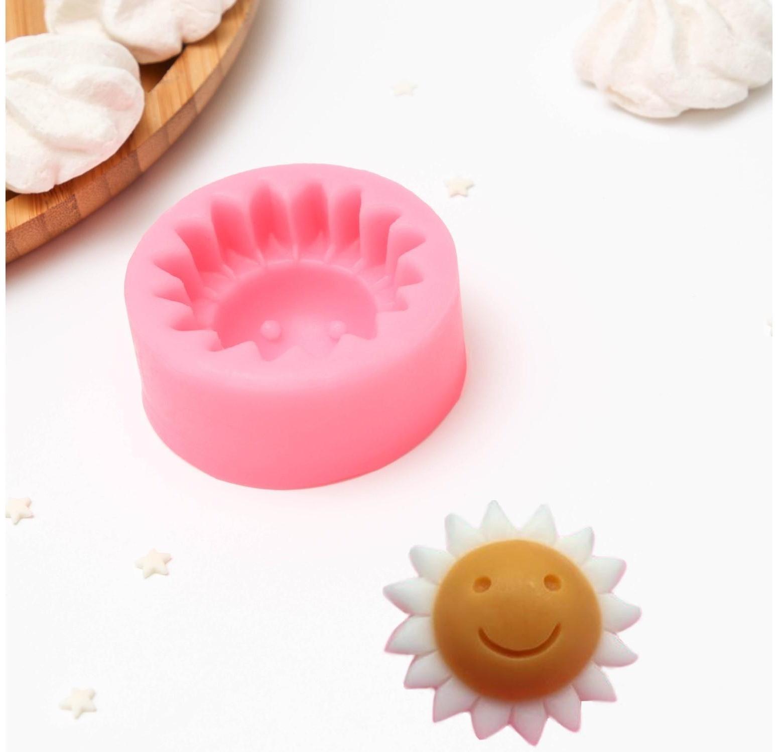 Молд «Солнышко», 6,7×6,7×3,2 см, цвет МИКС