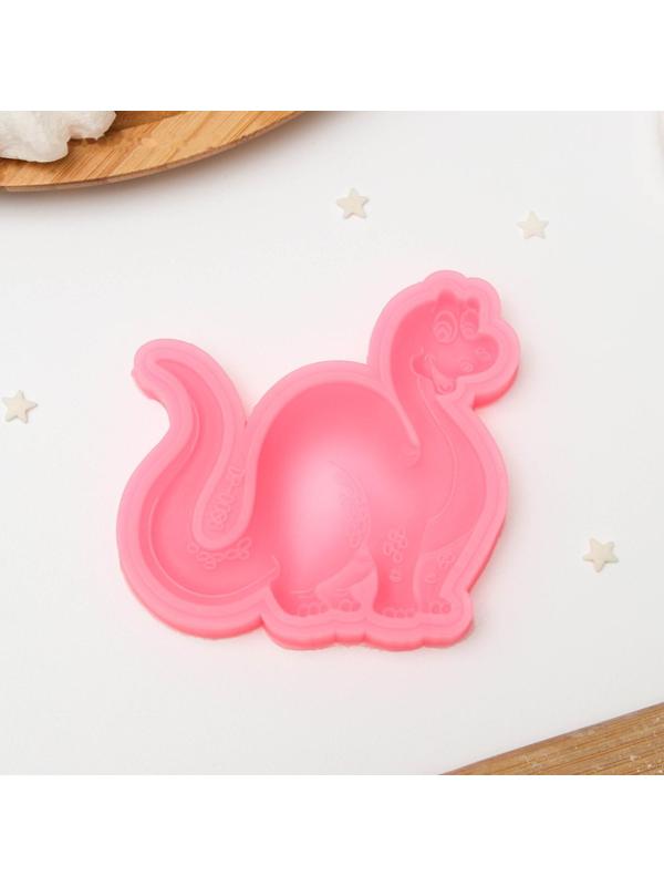 Молд «Динозавр», 8×8×12 см, цвет МИКС