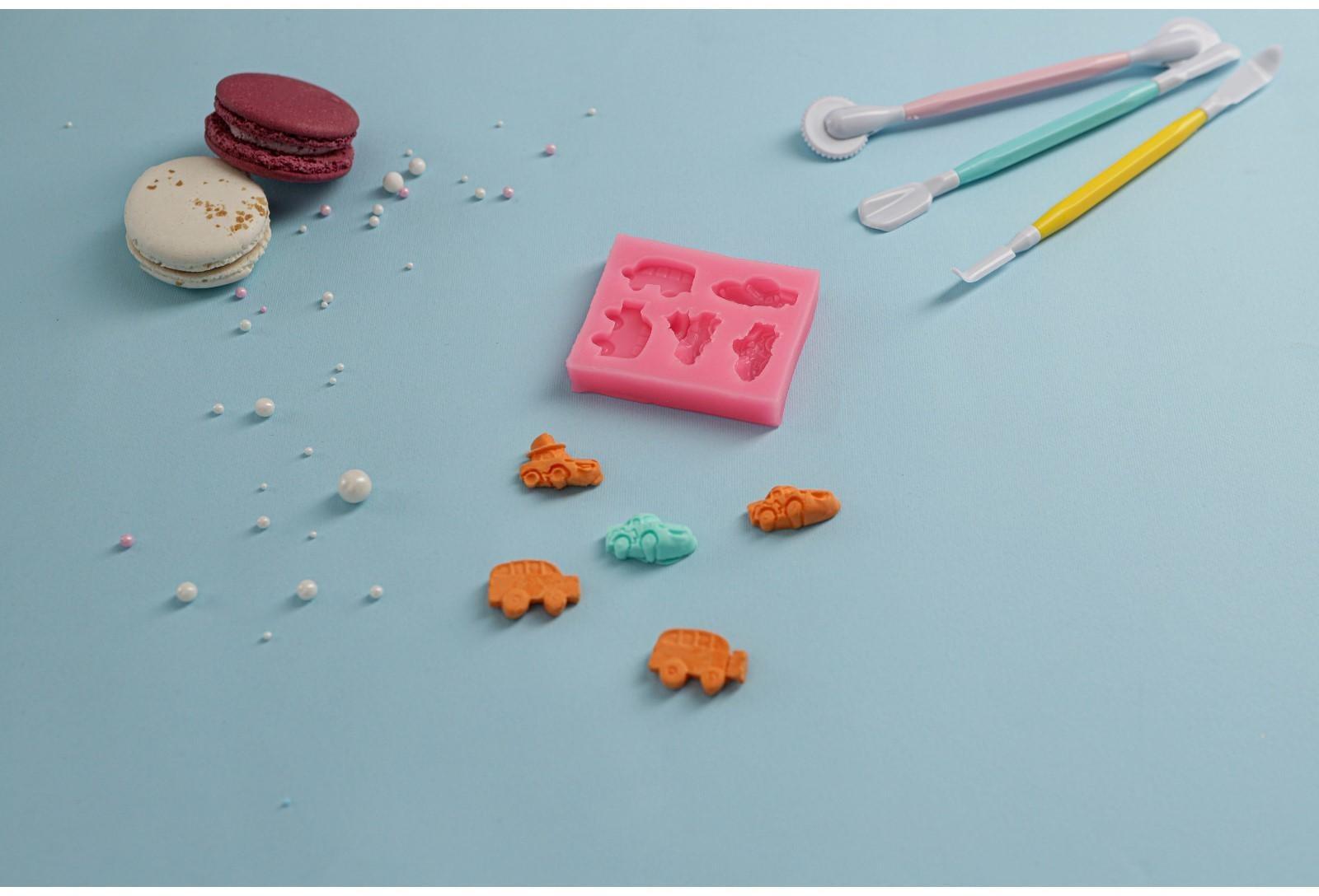 Молд «Тачки», 7×6,2×1,5 см, цвет МИКС