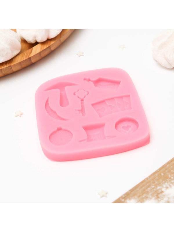 Молд «Фокус», 9×8,5×1 см, цвет МИКС