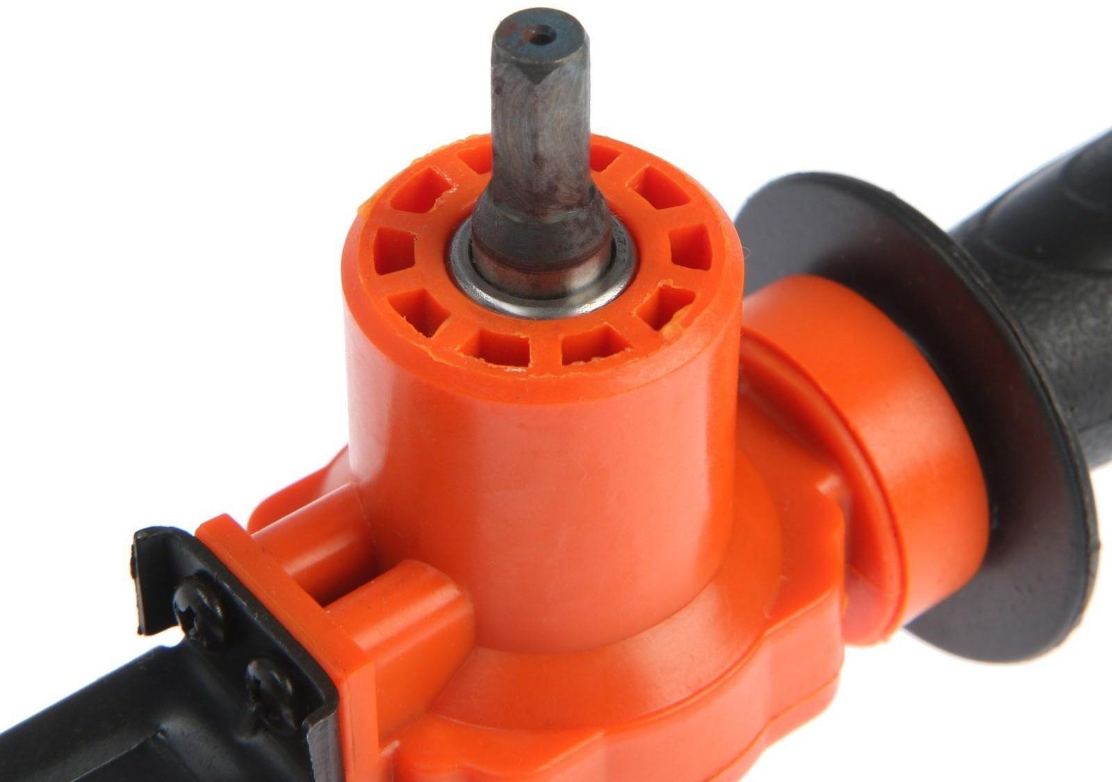 Насадка для дрели ТУНДРА, сабельная пила, угловая, полотна по дереву и металлу 2 шт.