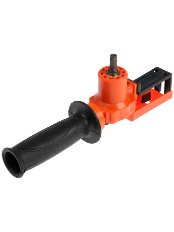 Насадка для дрели ТУНДРА, сабельная пила, угловая, полотна по дереву и металлу 2 шт.