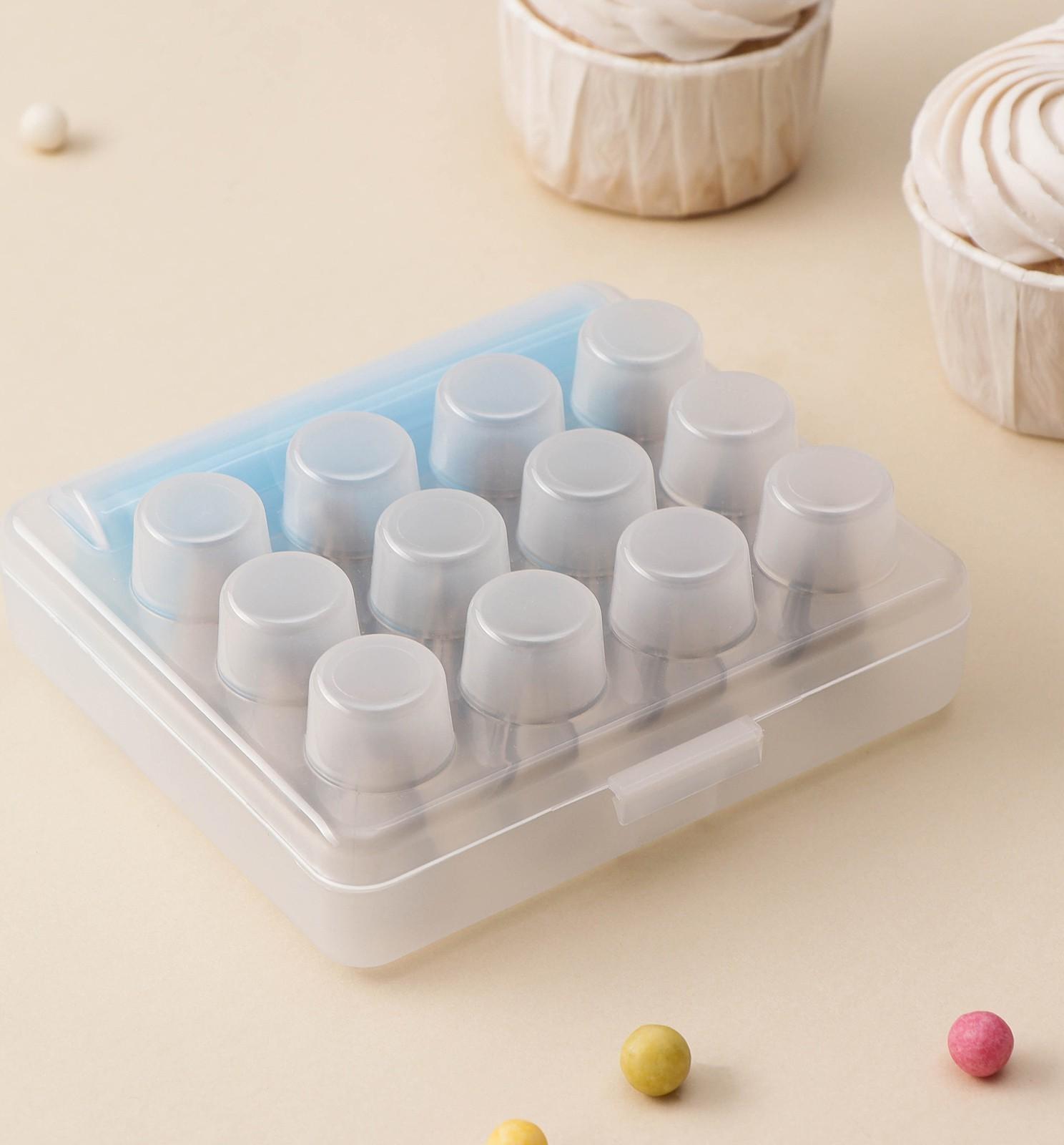 Набор кондитерский, 15 предметов: 12 насадок в боксе, 1 адаптер, кондитерский мешок