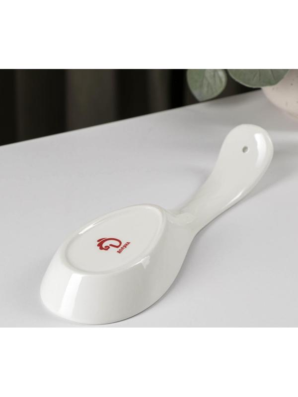 Подставка фарфоровая под ложку «Коты-аристократы», 21,5×7,5 см