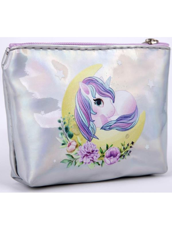 Кошелёк детский «Единорог на луне»