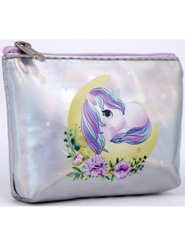 Кошелёк детский «Единорог на луне»