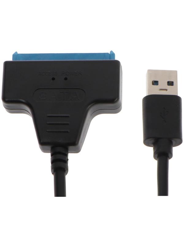 Переходник для SATA, подключение жестких дисков к USB 3.0, черный
