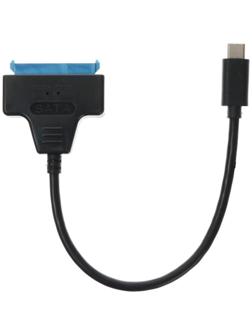 Переходник для SATA, подключение жестких дисков к Type-C, черный