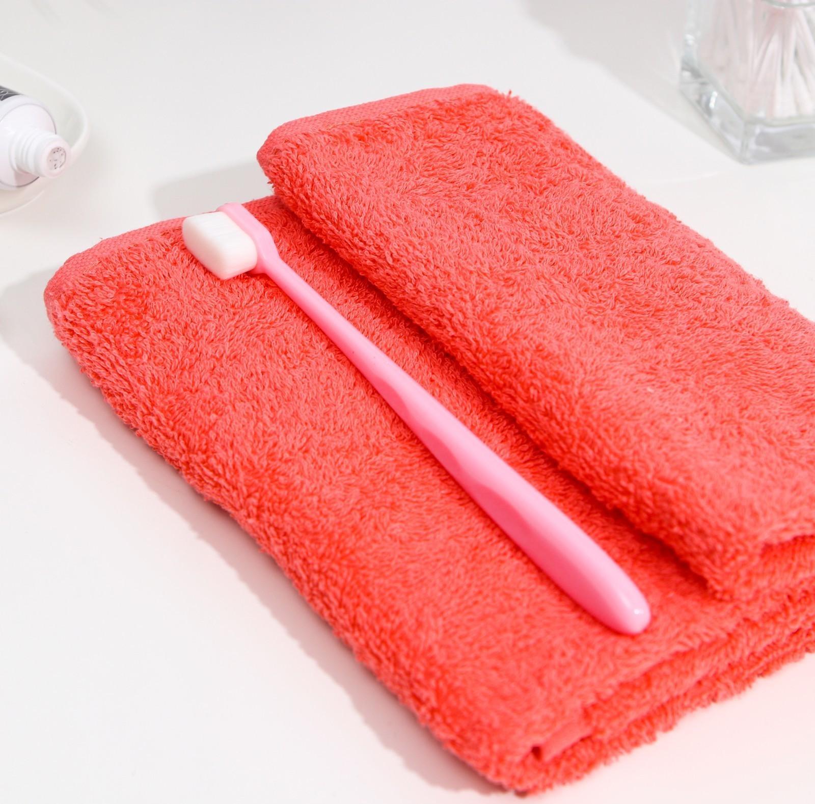 Сверхмягкая зубная щётка, 10000 щетинок, ровная, розовая