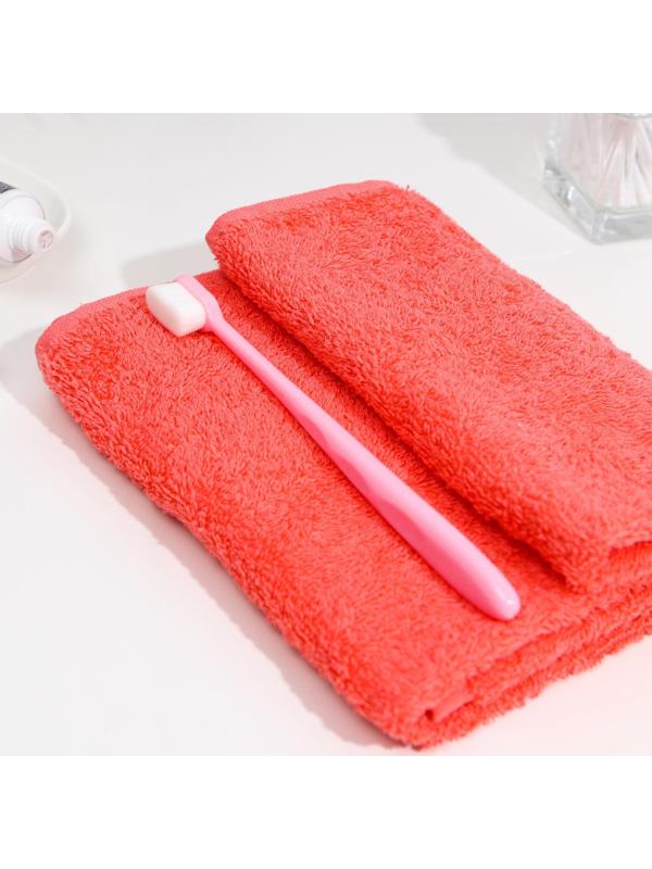 Сверхмягкая зубная щётка, 10000 щетинок, ровная, розовая