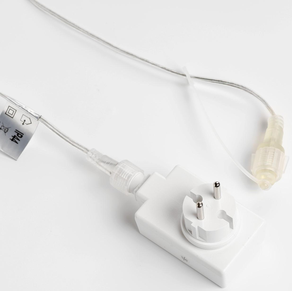 Трансформатор для гирлянд VEGAS, фиксинг, мерцание, таймер, 220/24V, 12 Вт, IP44