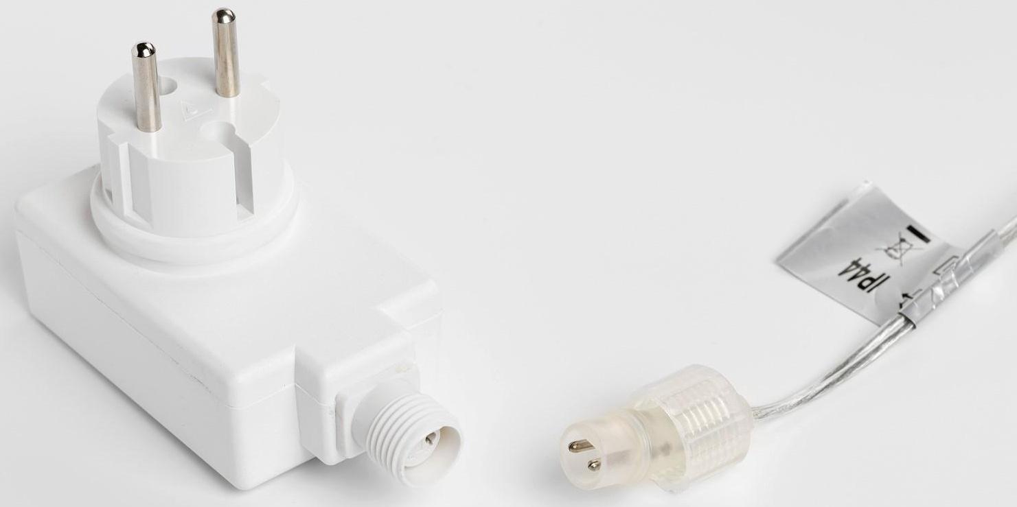 Трансформатор для гирлянд VEGAS, фиксинг, мерцание, таймер, 220/24V, 12 Вт, IP44