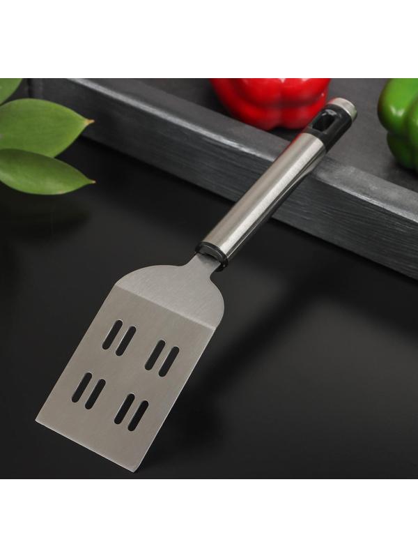 Лопатка Доляна Fargo, 21×5,5×2 см, нержавеющая сталь, цвет хромированный