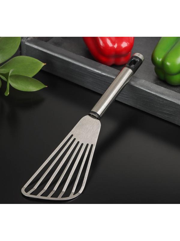 Лопатка Доляна Fargo, 25×6,5×2 см, нержавеющая сталь, цвет хромированный