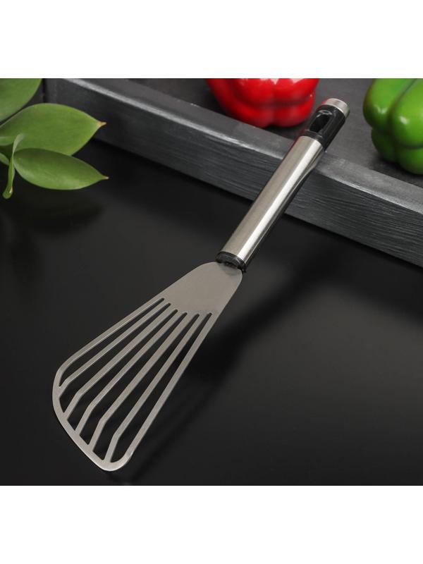 Лопатка Доляна Fargo, 25×6,5×2 см, нержавеющая сталь, цвет хромированный