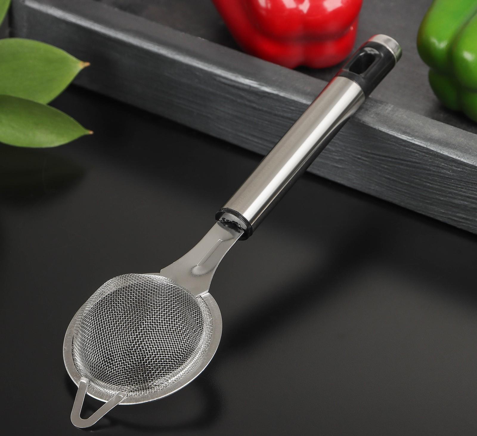 Сито с ручкой Доляна Fargo, 22,5×6×2 см, нержавеющая сталь