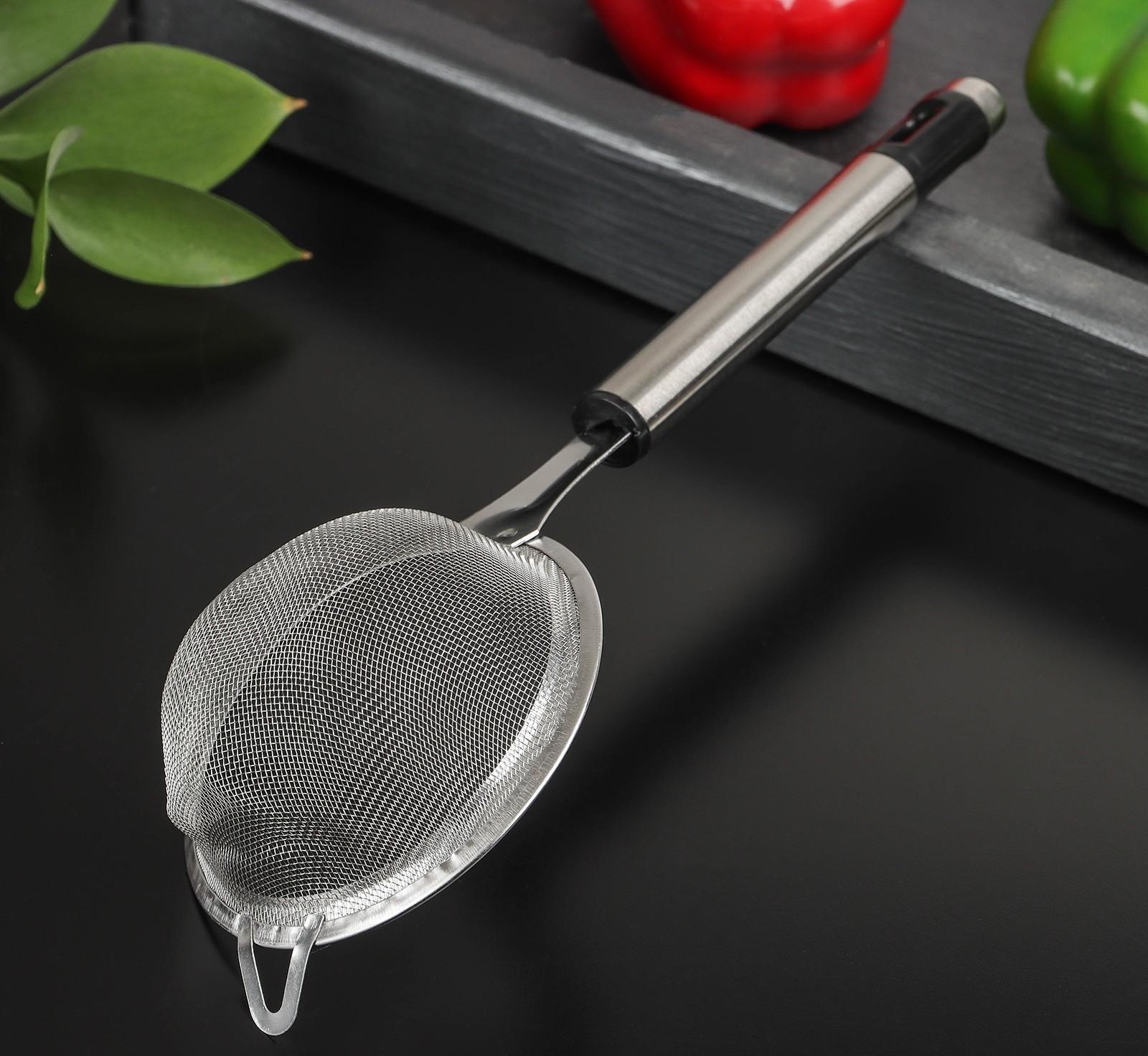 Сито с ручкой Доляна Fargo, 23,5×9×2 см, нержавеющая сталь