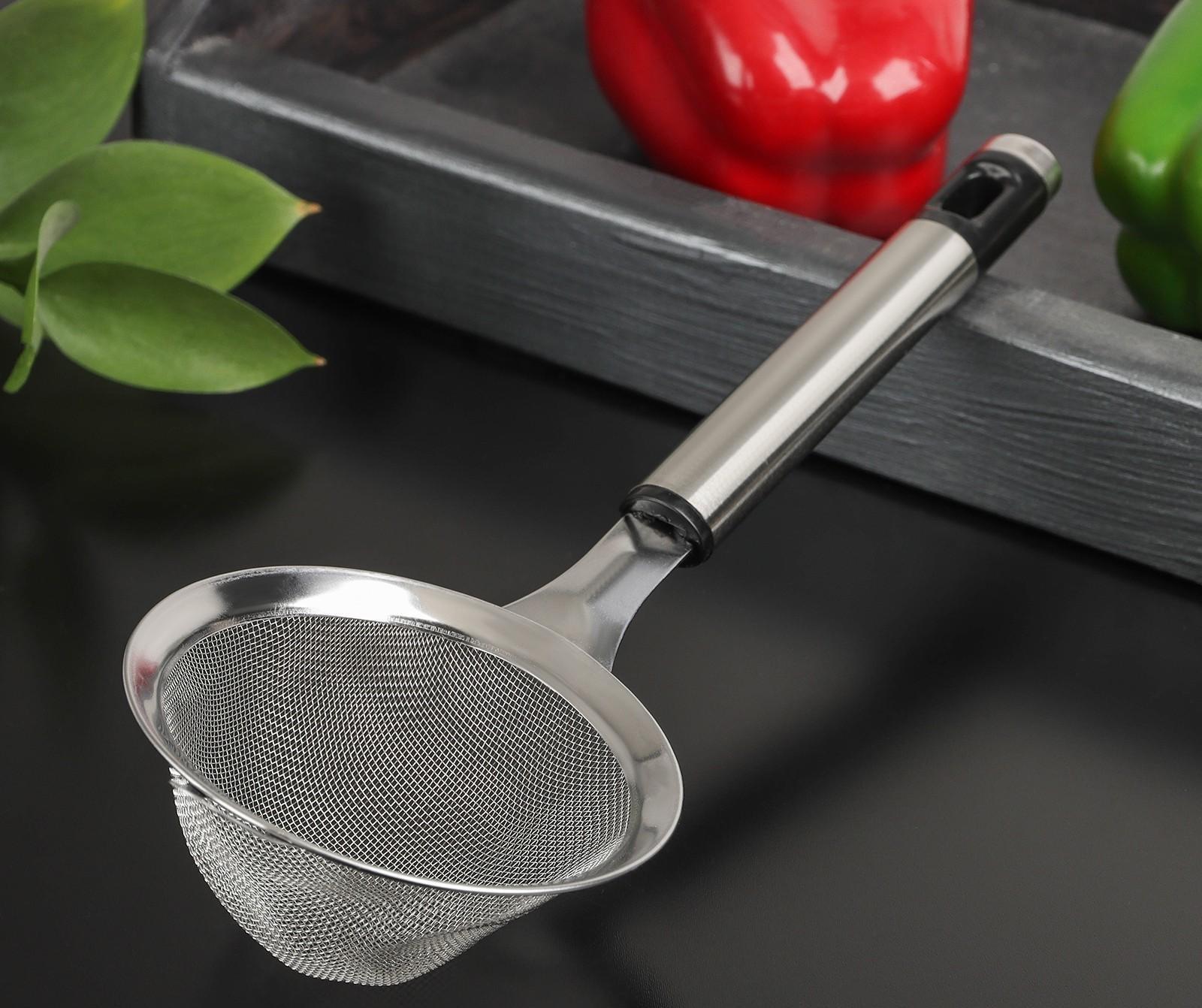 Сито с ручкой Доляна Fargo, 23,5×9×2 см, нержавеющая сталь