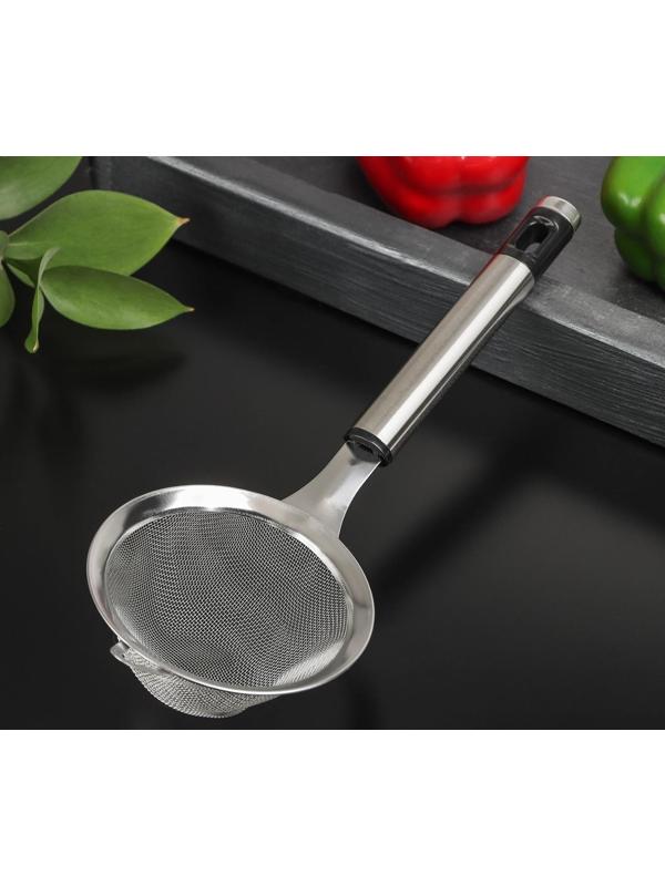 Сито с ручкой Доляна Fargo, 23,5×9×2 см, нержавеющая сталь