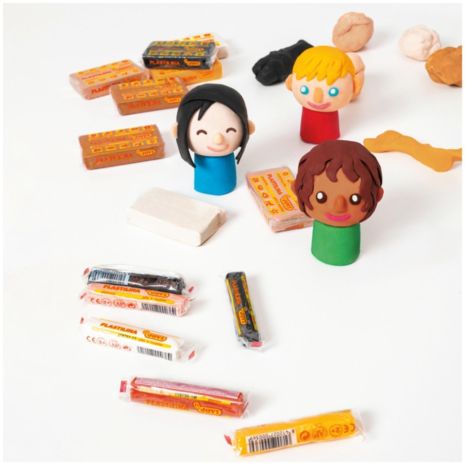 Пластилин на растительной основе, 6 цветов, 90 г, JOVI, телесная палитра, европодвес, ДЛЯ МАЛЫШЕЙ