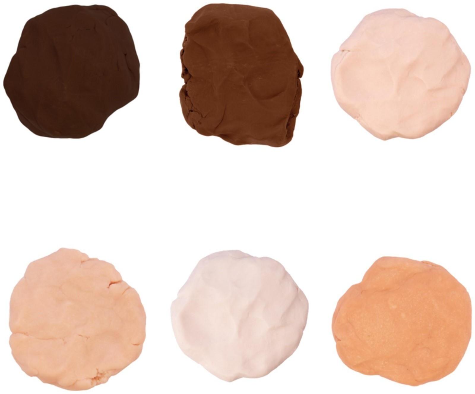 Пластилин на растительной основе, 6 цветов, 90 г, JOVI, телесная палитра, европодвес, ДЛЯ МАЛЫШЕЙ