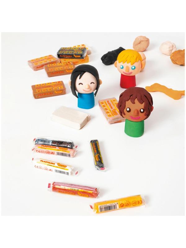 Пластилин на растительной основе, 6 цветов, 90 г, JOVI, телесная палитра, европодвес, ДЛЯ МАЛЫШЕЙ