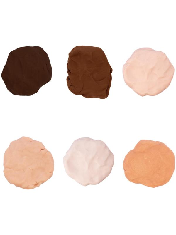 Пластилин на растительной основе, 6 цветов, 90 г, JOVI, телесная палитра, европодвес, ДЛЯ МАЛЫШЕЙ