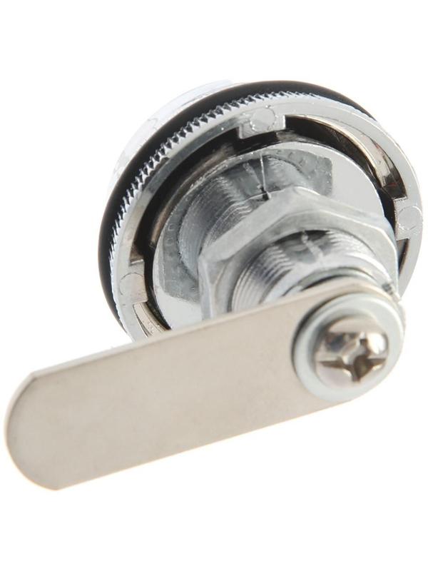 Замок кодовый ТУНДРА, для почтового ящика, цвет хром, длина резьбовой части 20 мм