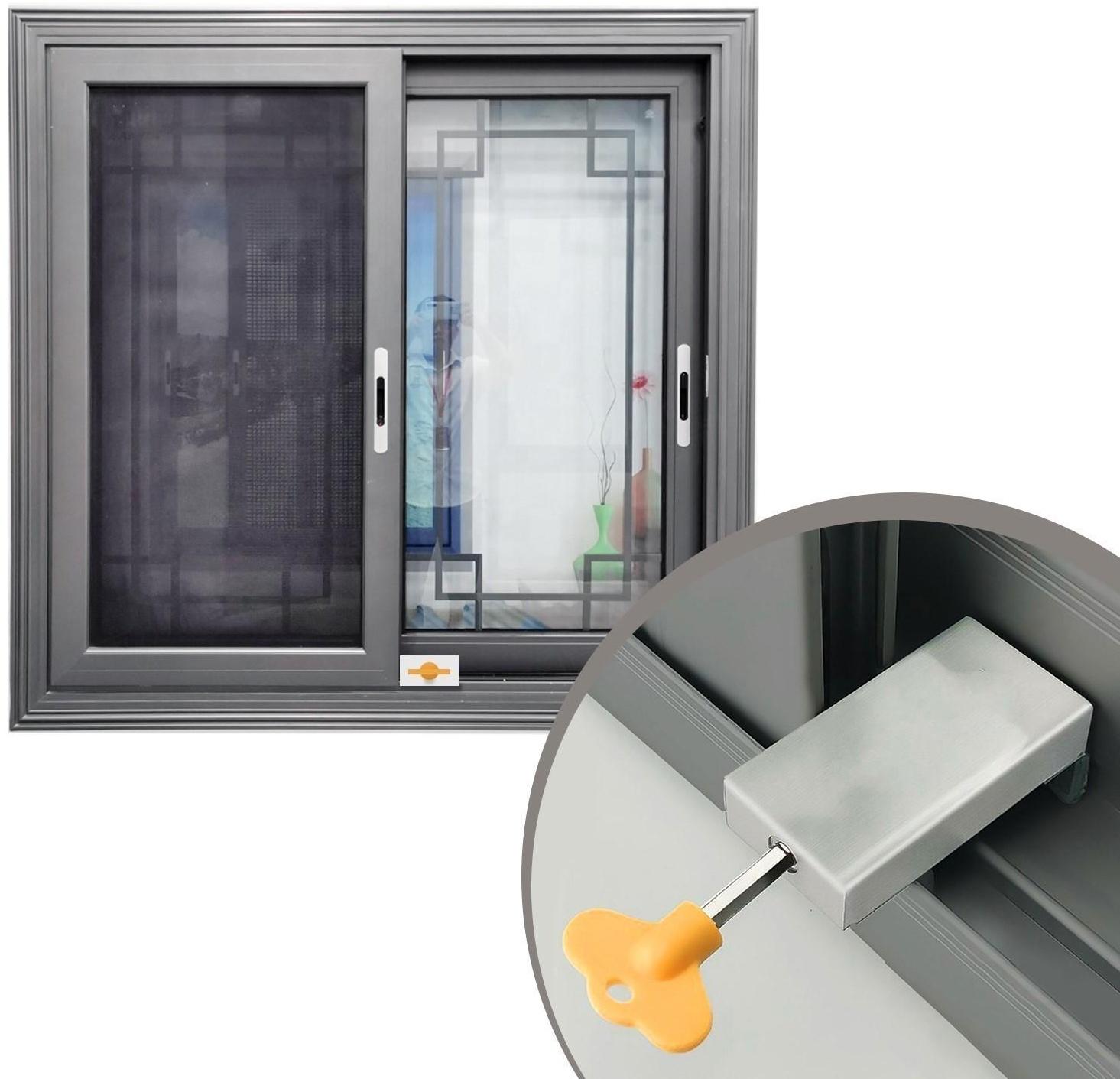 Замок блокиратор для окон и дверей ТУНДРА, нержавеющая сталь