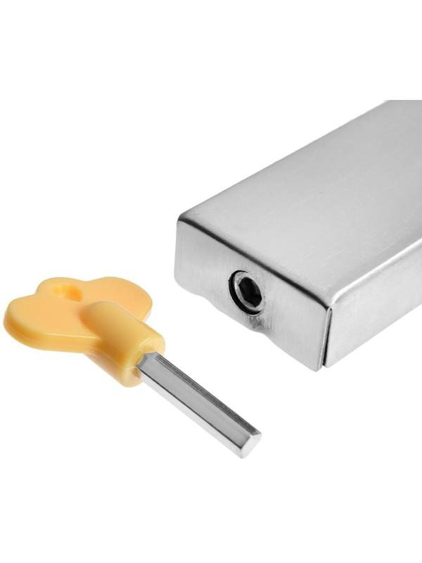 Замок блокиратор для окон и дверей ТУНДРА, нержавеющая сталь