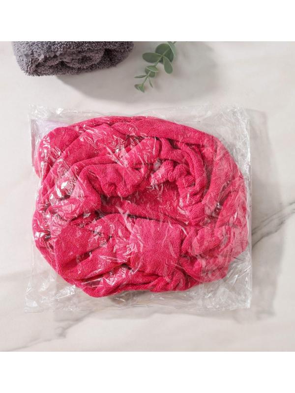 Чалма для сушки волос Доляна «Барри», микрофибра, цвет МИКС