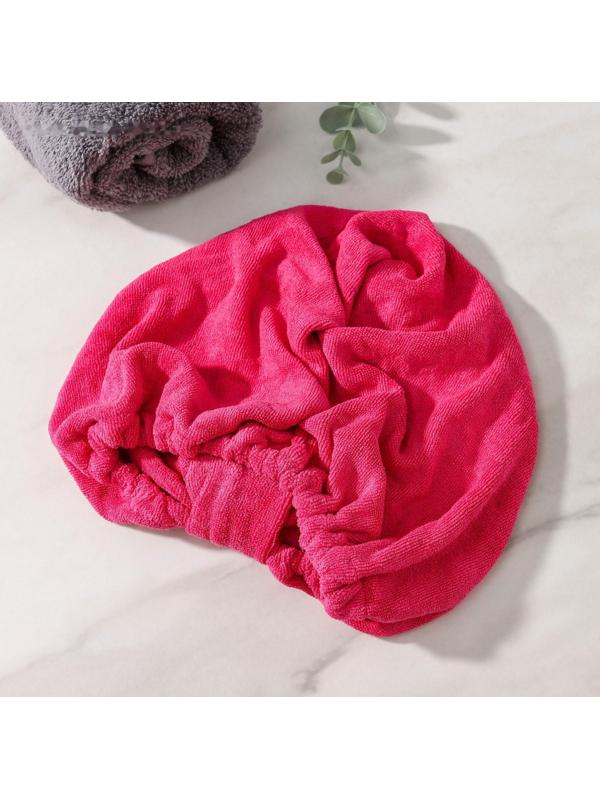 Чалма для сушки волос Доляна «Барри», микрофибра, цвет МИКС