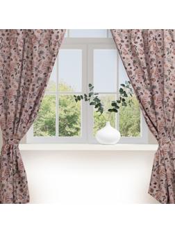 Комплект штор для кухни с подхватами Этель Nature forest 145х180см-2 шт., 100% п/э