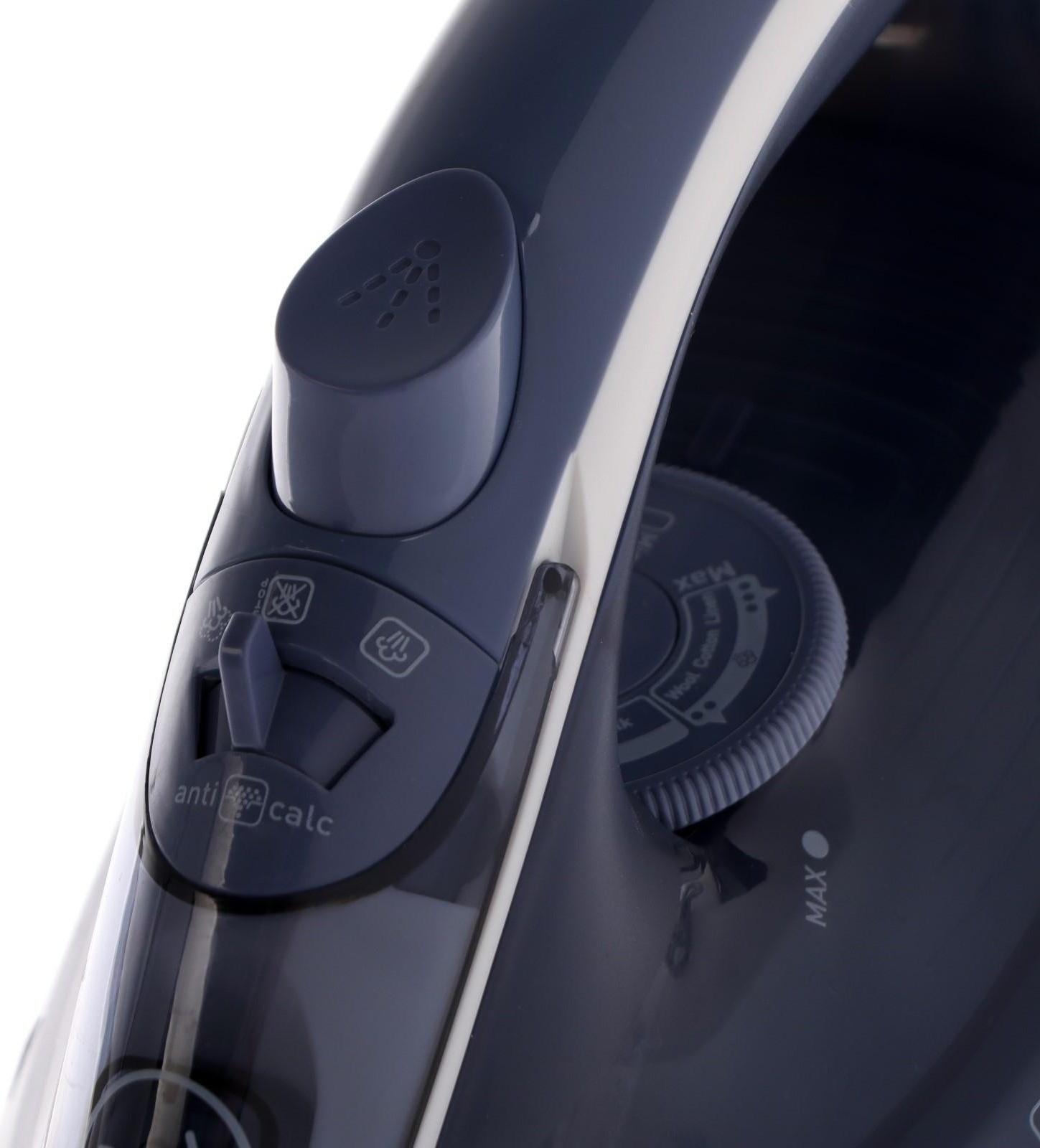 Утюг Tefal FV2837E0, 2830 Вт, керамическая подошва, 35 г/мин, 270 мл, синий