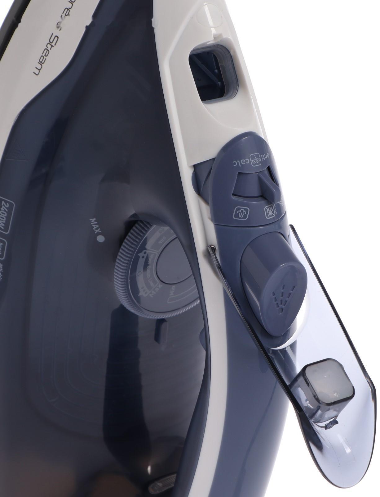 Утюг Tefal FV2837E0, 2830 Вт, керамическая подошва, 35 г/мин, 270 мл, синий