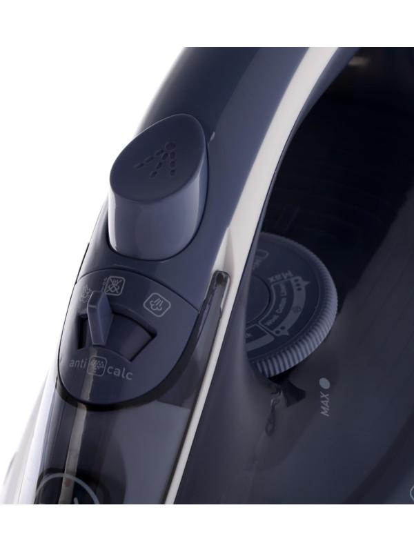 Утюг Tefal FV2837E0, 2830 Вт, керамическая подошва, 35 г/мин, 270 мл, синий