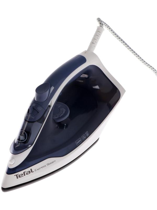 Утюг Tefal FV2837E0, 2830 Вт, керамическая подошва, 35 г/мин, 270 мл, синий