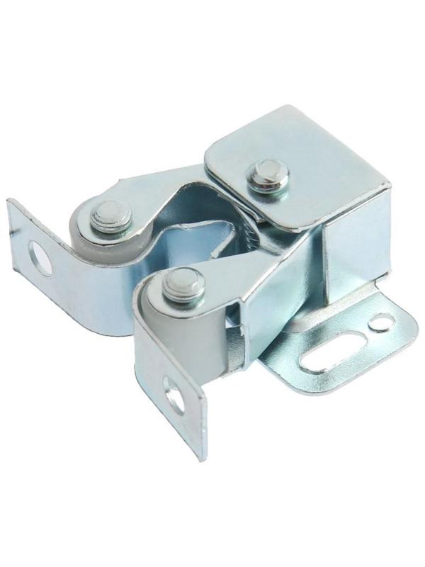 Двойная роликовая защёлка-стопор LOCKLAND, железная, цвет цинк