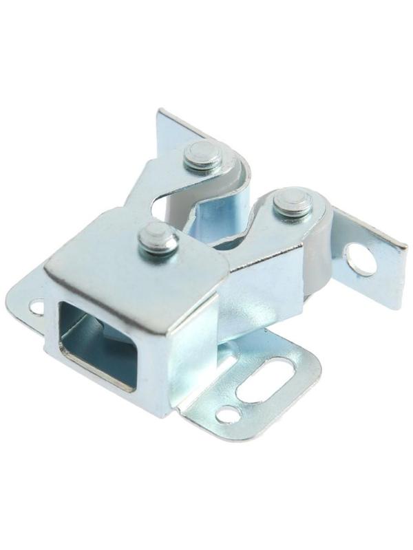 Двойная роликовая защёлка-стопор LOCKLAND, железная, цвет цинк