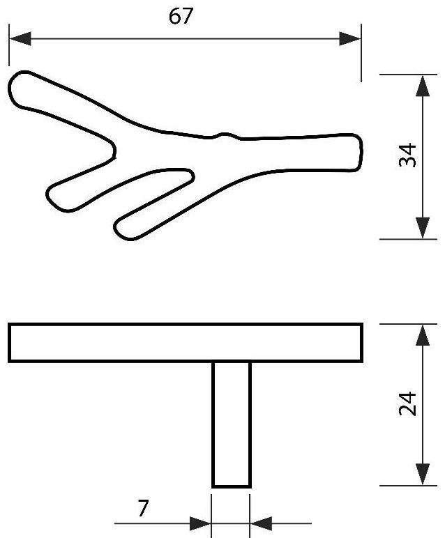 Ручка кнопка CAPPIO 