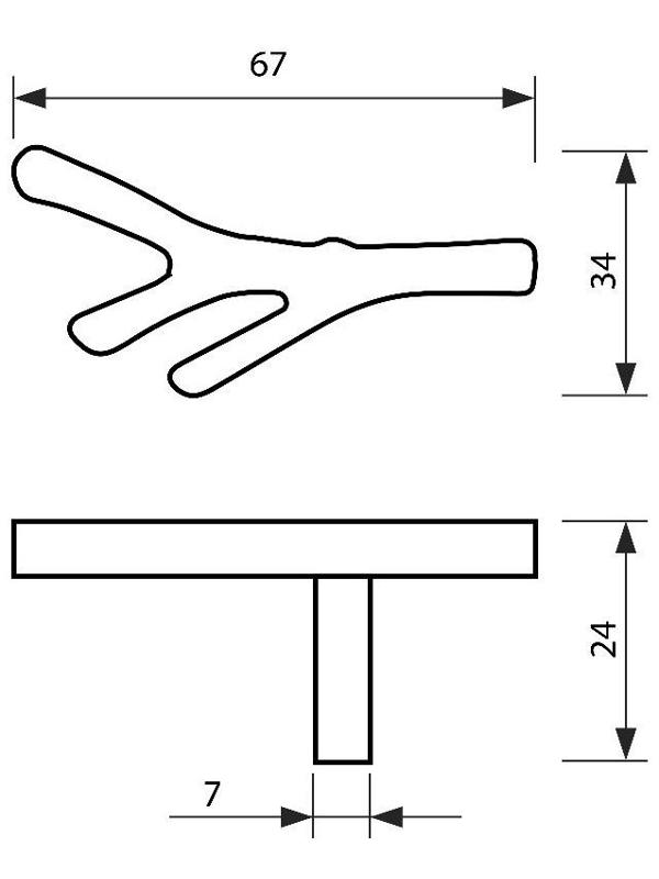 Ручка кнопка CAPPIO 
