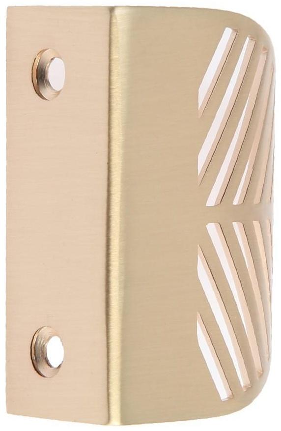 Ручка CAPPIO, м/о 32 мм, с узором, цвет матовое золото