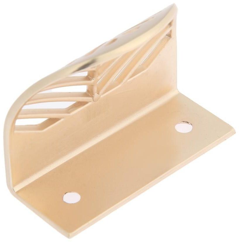 Ручка CAPPIO, м/о 32 мм, с узором, цвет матовое золото