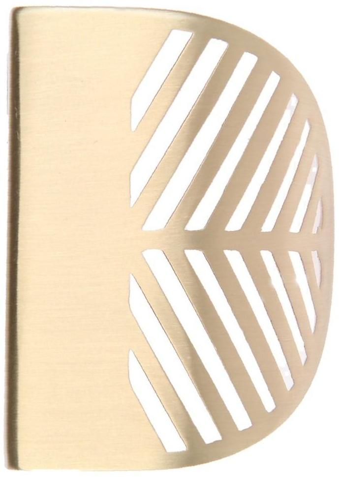 Ручка CAPPIO, м/о 32 мм, с узором, цвет матовое золото