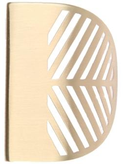 Ручка CAPPIO, м/о 32 мм, с узором, цвет матовое золото