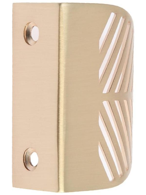 Ручка CAPPIO, м/о 32 мм, с узором, цвет матовое золото