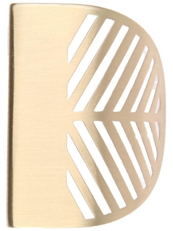 Ручка CAPPIO, м/о 32 мм, с узором, цвет матовое золото