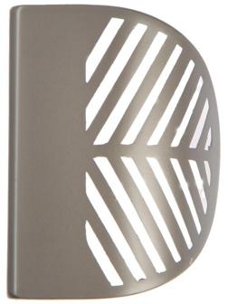 Ручка CAPPIO, м/о 32 мм, с узором, цвет матовый серый