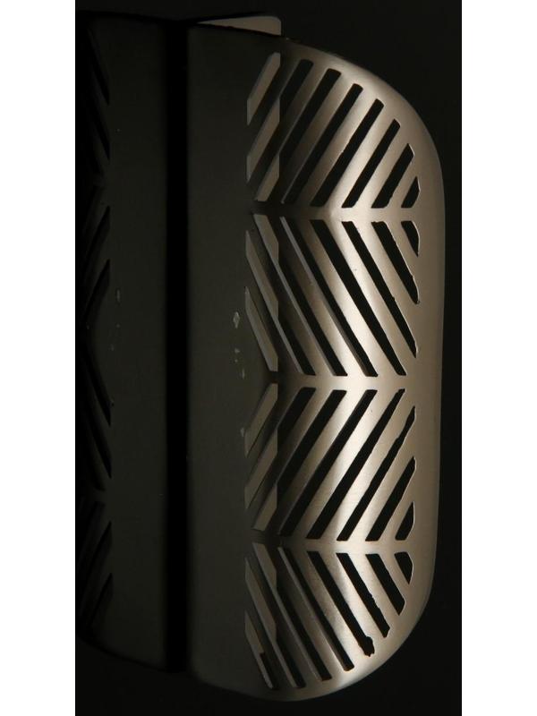 Ручка CAPPIO, м/о 96 мм, с узором, цвет матовый серый